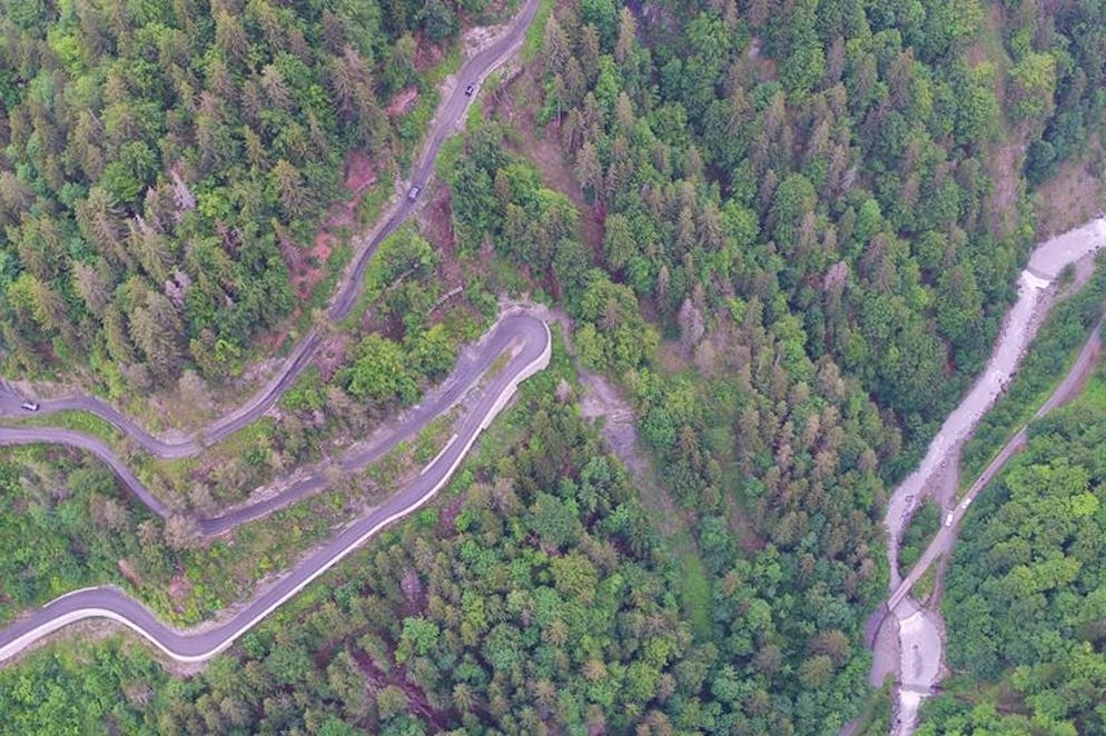 La zona in cui è avvenuto l'incidente