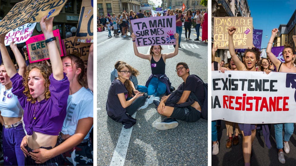 A un anno esatto dallo sciopero del 14 giugno 2019, le donne tornano di nuovo in strada per rivendicare i loro diritti (foto d'archivio)