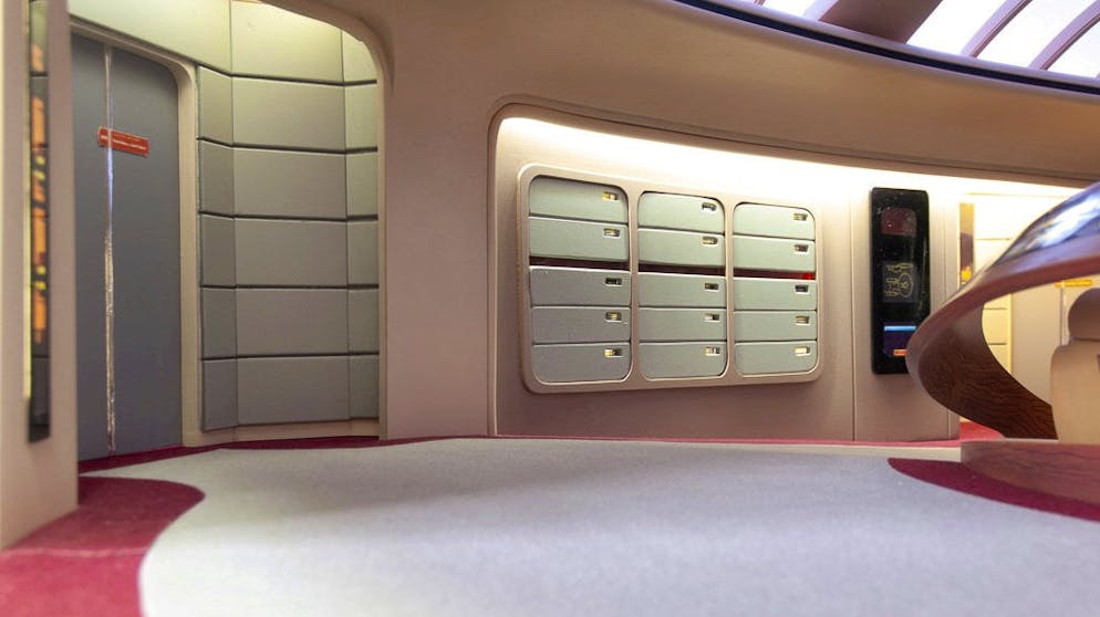 Willkommen auf der USS Enterprise. Der Star-Trek-Fan aus der englischen Gemeinde Paulton steckte viel Herzblut in sein Projekt.