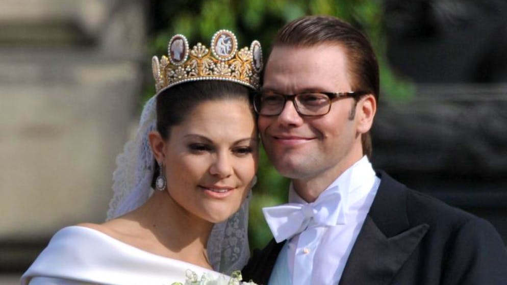 Schwedens Kronprinzessin Victoria und Daniel Westling haben am 19. Juni 2010 geheiratet. 