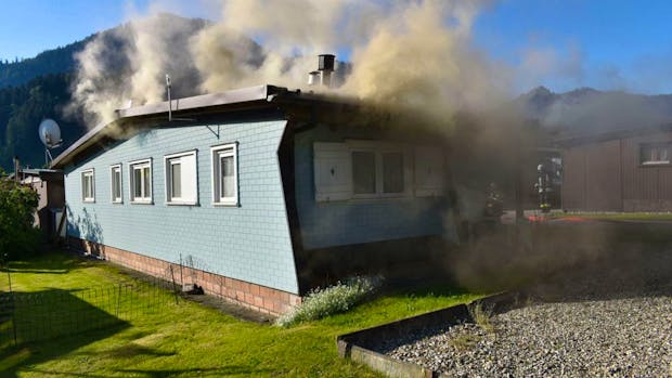 Brandstiftung in einem Schrebergarten in Horw