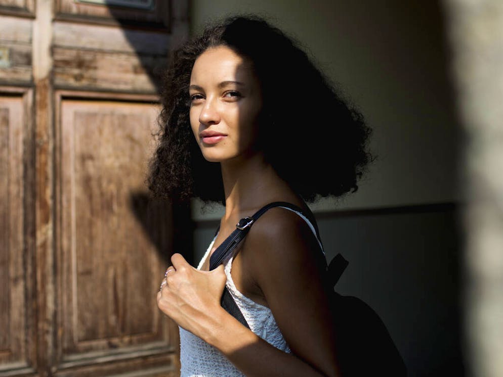 Portrait of young woman standing in front of wooden door
When: 30 Aug 2016
Credit: Michela Ravasio/Westend61/Cover Images