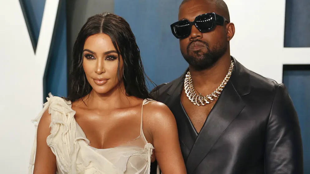 Kim Kardashian und Kanye West am 9.Februar 2020 bei der Vanity Fair Oscar Party in Beverly Hills.
