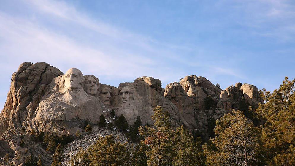 Il Monte Rushmore in South Dakota (foto d'archivio)