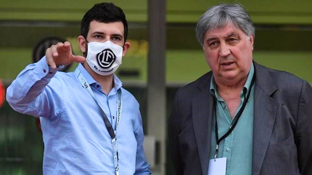 Michele Campana, sinistra, con Angelo Renzetti.