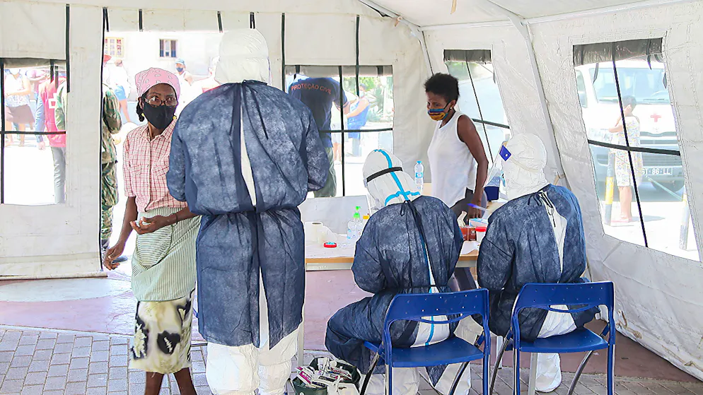 A Capo Verde tutto è messo in opera per evitare contagi.