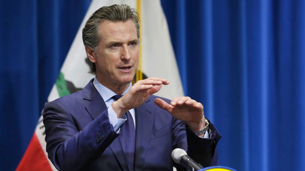 Il governatore della California Gavin Newsom (foto d'archivio)