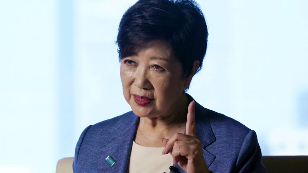 La governatrice di Tokyo Yuriko Koike.