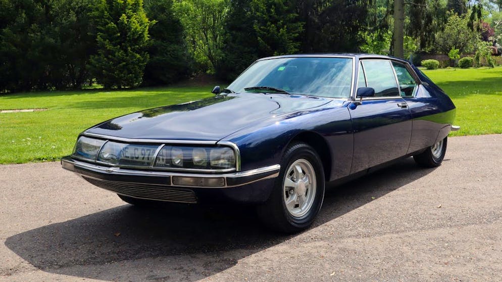 Il Concorde della strada: la Citroën SM è sempre unica. Una forma allungata: la parte posteriore della Citroën SM è molto più stretta della parte anteriore.