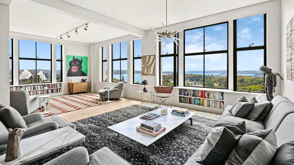 Cate Blanchett vende il suo pied-à-terre di lusso a Sydney. ... e questa veduta può essere apprezzata da diverse stanze.