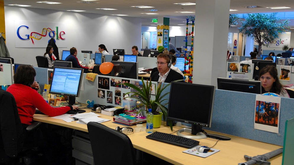 Impiegati di Google a Dublino.