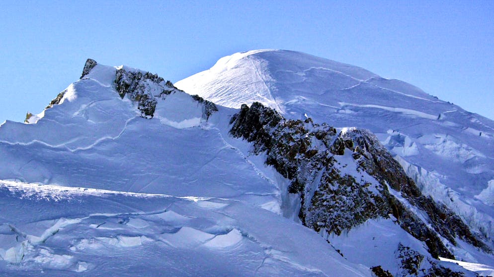 Le condizioni in vetta non sono sempre ideali.
