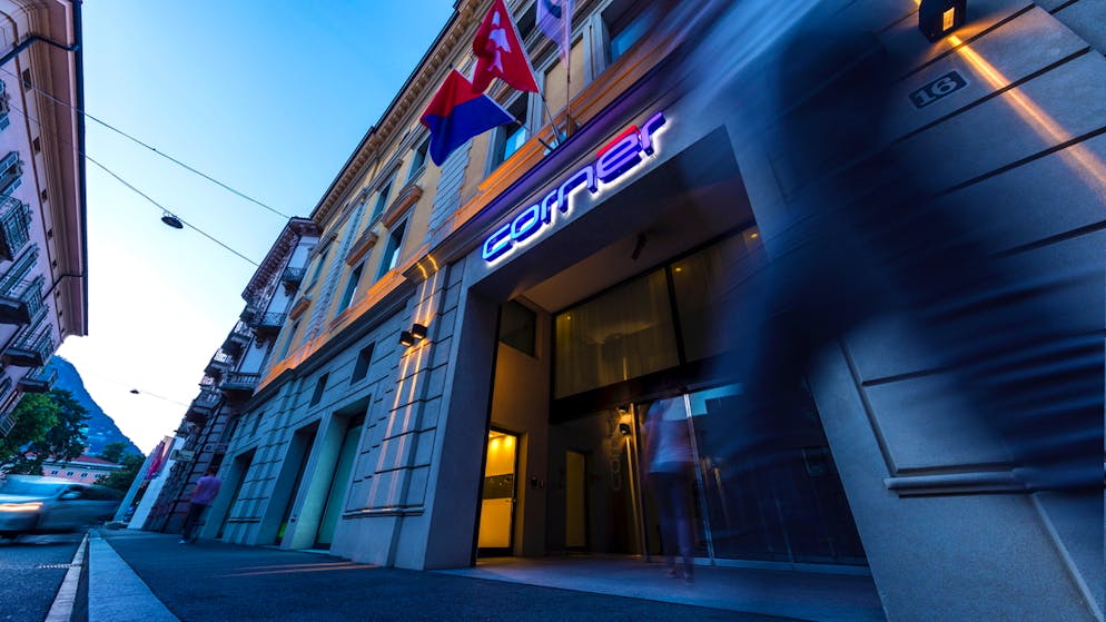 Corner Banca a Lugano.