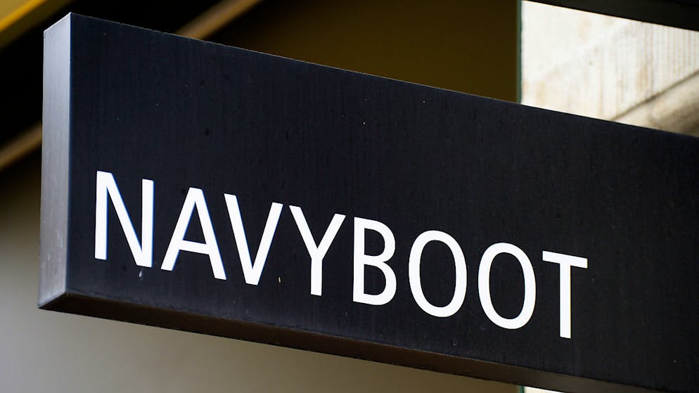 Il negozio Navyboot a Zurigo.