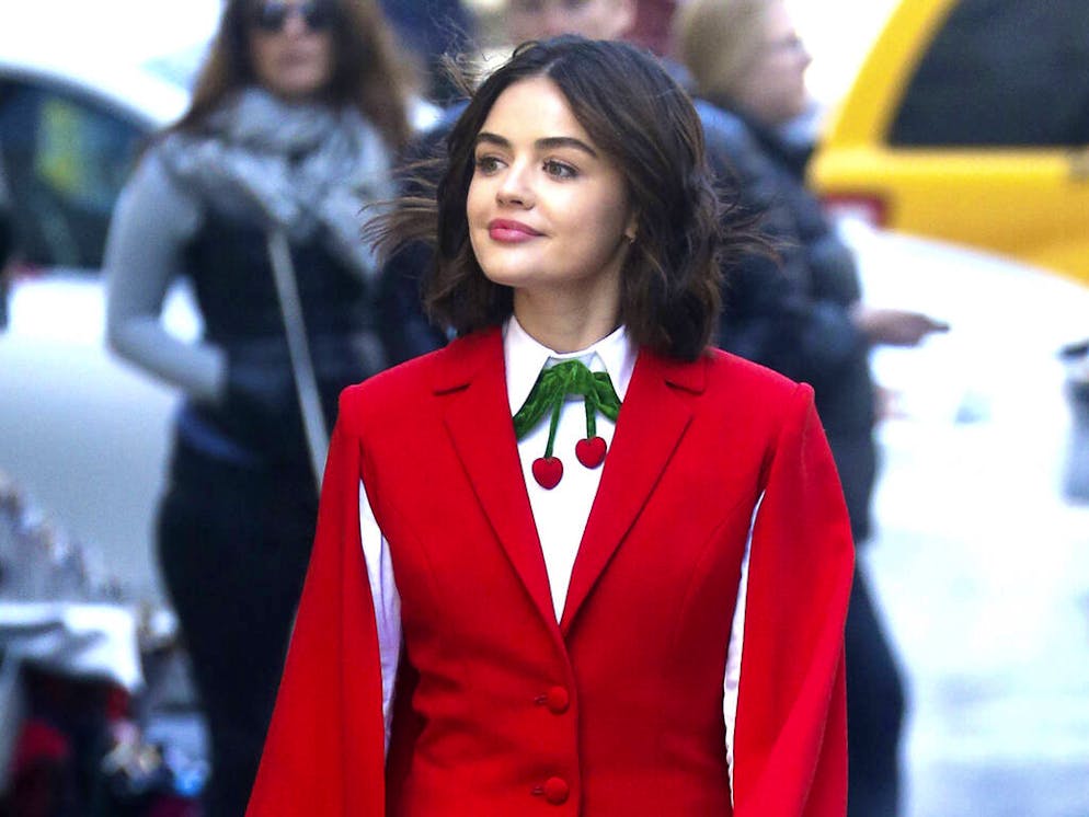 Lucy Hale shooting the TV movie 'Katy Keene' in front of the Bergdorf Goodman department store. New York, 26.03.2019

Where: new York, New York, United States
When: 26 Mar 2019
Credit: Chloe Bell/Geisler-Fotopress/picture-alliance/Cover Images