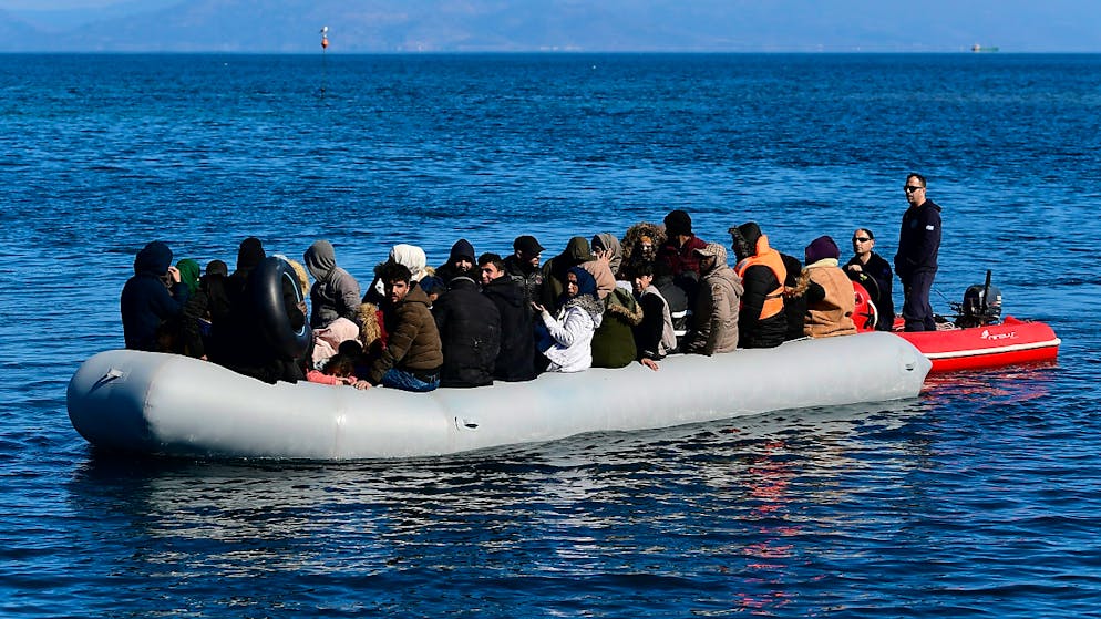 La Guardia costiera turca ha soccorso un gommone in difficoltà con 44 migranti a bordo. Immagine d'archivio.