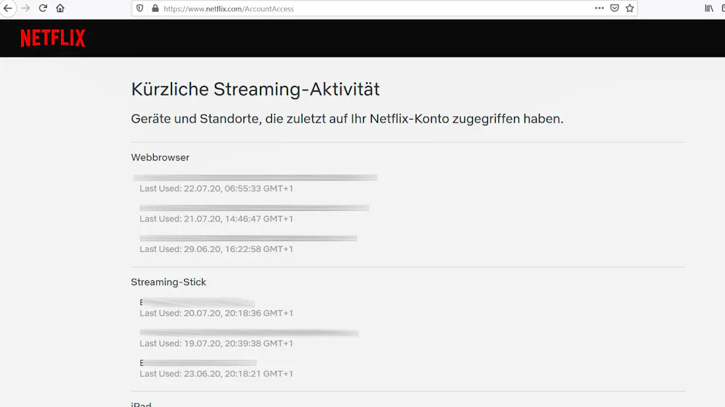 Netflix Aus Allen Geräten Ausloggen