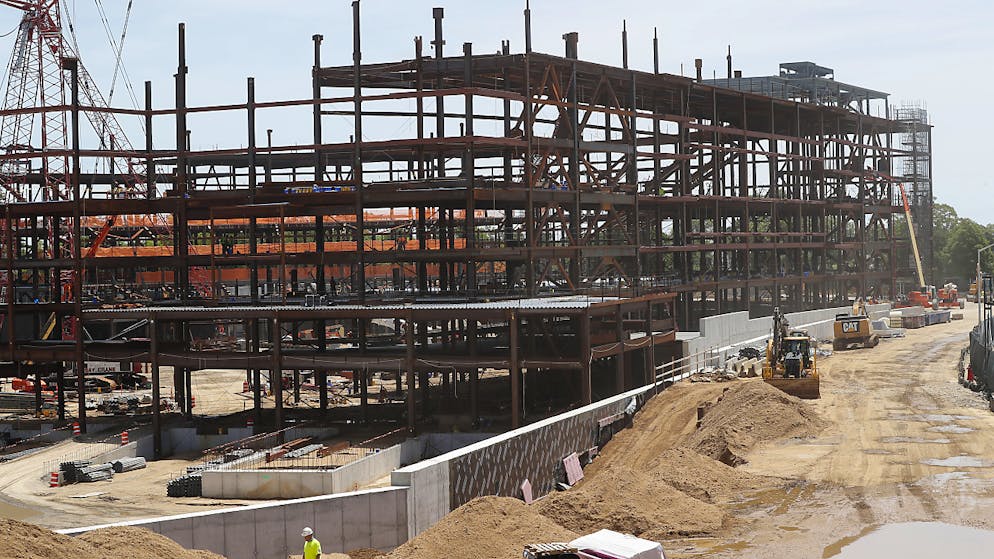 La struttura sta nascendo.