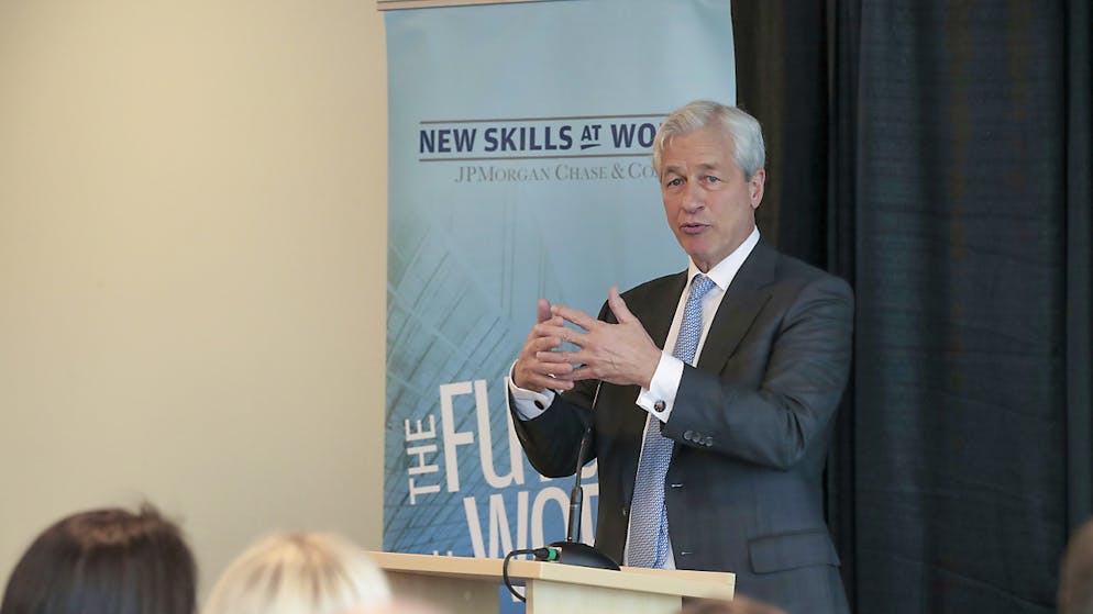 Il ceo della banca d'affari JP Morgan, Jamie Dimon.