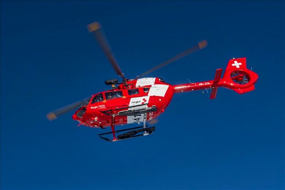 Ben due gli elicotteri della REGA accorsi sul posto. 