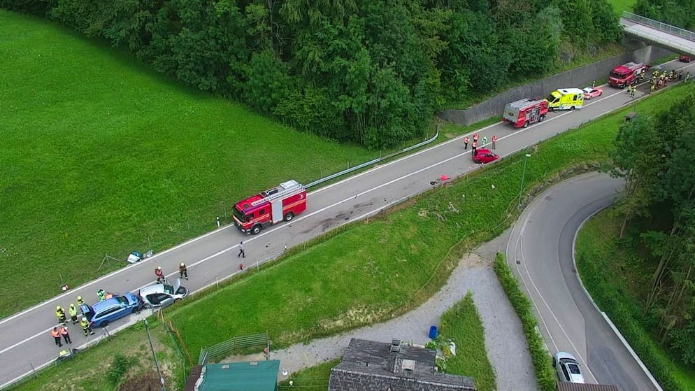 Il grave scontro frontale verificatosi a Ebnat-Kappel, nel cantone di San Gallo