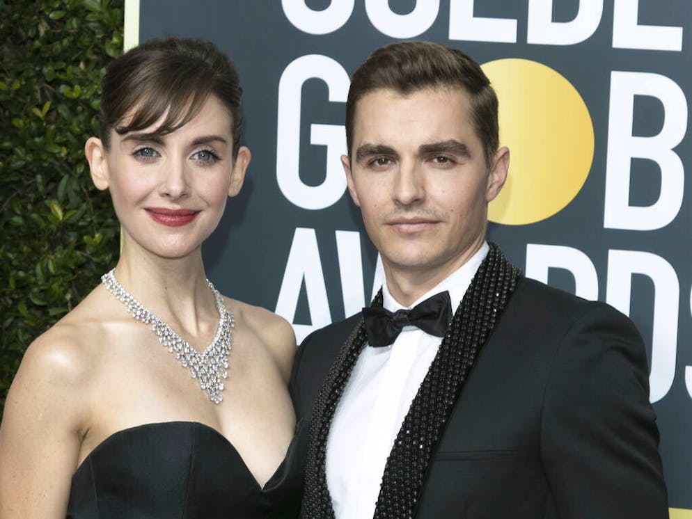 Alison Brie and Dave Franco attend the 75th Annual Golden Globe Awards, Golden Globes, at Hotel Beverly Hilton in Beverly Hills, Los Angeles, USA, on 07 January 2018. Â· NO WIRE SERVICE Â· Photo: Hubert Boesl/dpa

Where: Los Angeles, California, United States
When: 08 Jan 2018
Credit: Hubert Boesl/picture-alliance/Cover Images