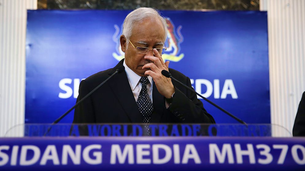 L'ex primo ministro malese Najib Razak rischia una lunga condanna.