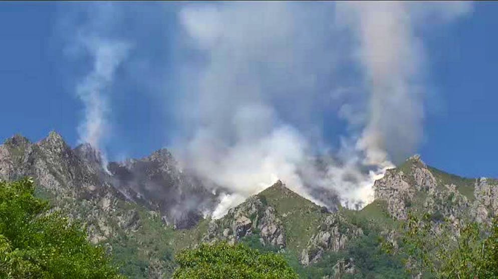 Le fiamme  erano partite mercoledì