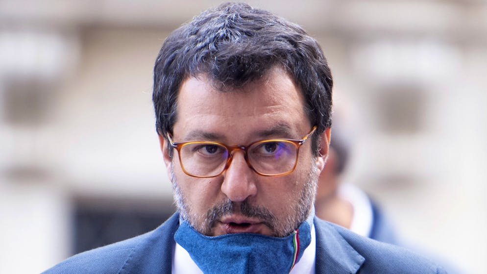 Il leader della Lega Matteo Salvini.