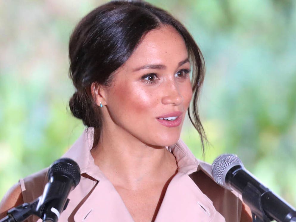 Prince Harry, Duke of Sussex and Meghan, Duchess of Sussex attend a Creative Industries and Business Reception. Over 300 guests will be gathered for the reception to celebrate the UK and South AfricaâÄôs important business and investment relationship, looking ahead to the Africa Investment Summit the UK will host in 2020.

Featuring: Meghan, Duchess of Sussex, Meghan Markle
Where: Johannesburg, South Africa
When: 02 Oct 2019
Credit: John Rainford/Cover Images