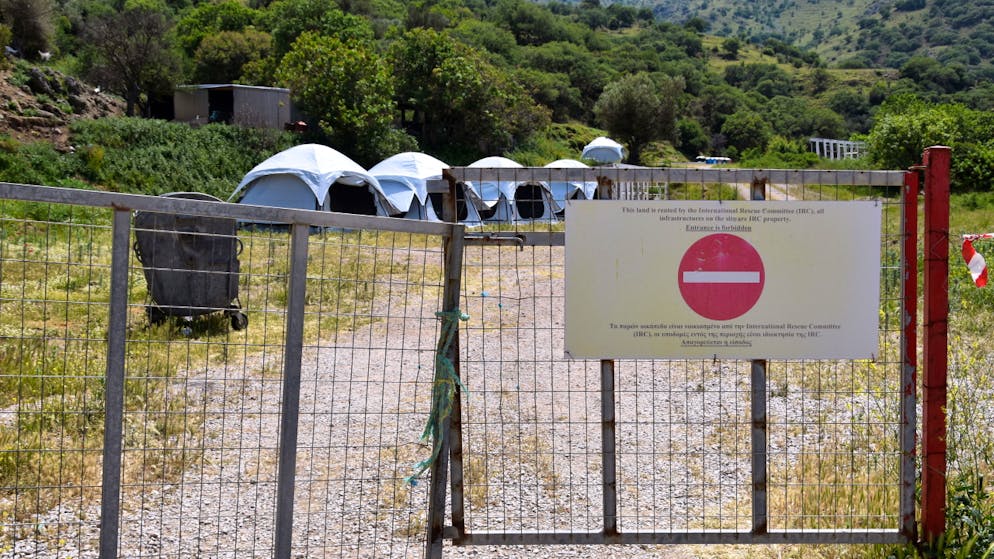 Nuova estensione del lockdown nei campi di accoglienza per migranti in Grecia. Immagine d'archivio.