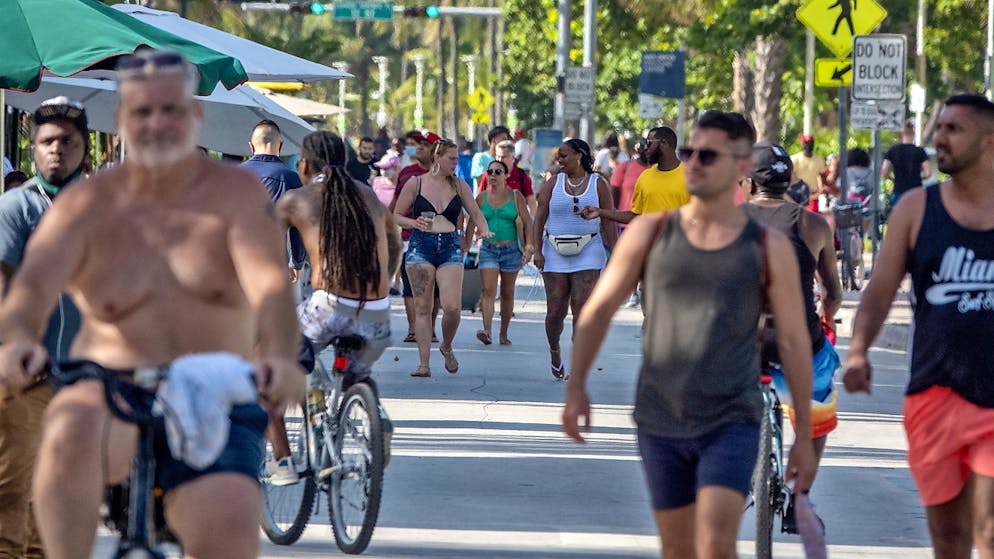 I casi di coronavirus aumentano in 39 Stati americani, con la Florida la più colpita con 11.400 nuovi contagiati nelle ultime 24 ore (foto simbolica)