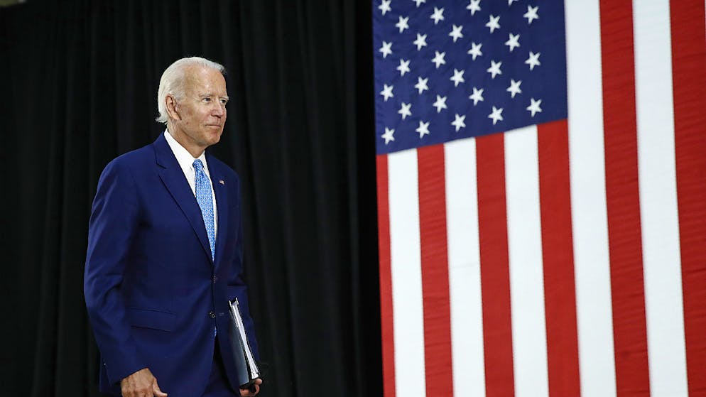 Il candidato alla Casa Bianca Joe Biden