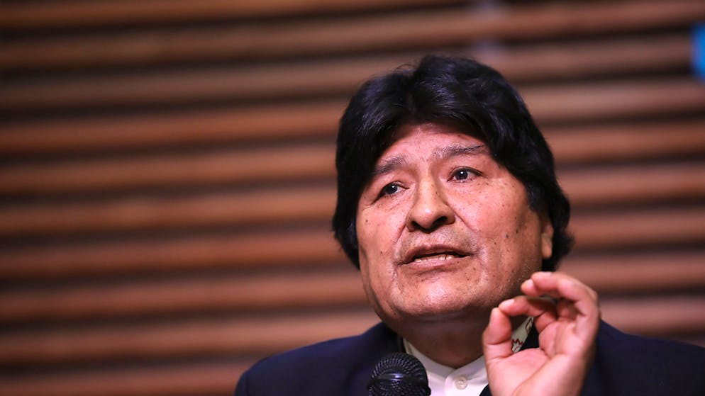 L'ex presidente della Bolivia Evo Morales (foto d'archivio)