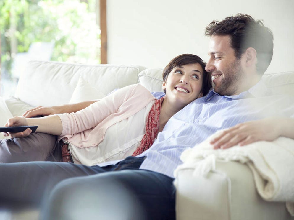 Couple watching TV together on sofa

When: 18 Feb 2014
Credit: S. Olsson / PhotoAlto / Cover Images