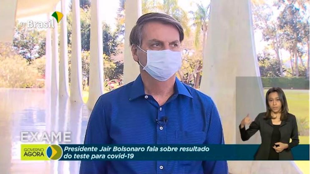 Il presidente brasiliano Jair Bolsonaro ha iniziato a eseguire controlli cardiaci dopo aver assunto idrossiclorochina per affrontare il coronavirus