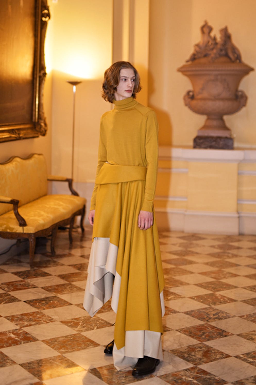 Parigi fashion week Men's, stile caliente di Oteyza