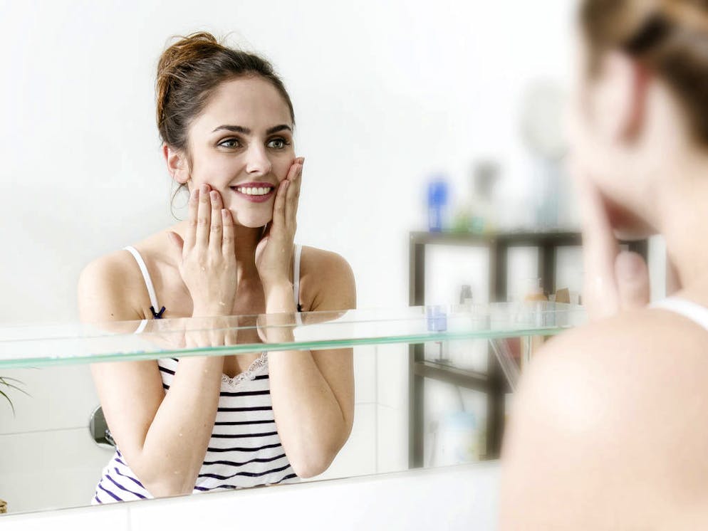 Young woman standing in bathroom, looking into mirror

When: 20 Feb 2017
Credit: Dilly-Fotografie/Westend61/Cover Images