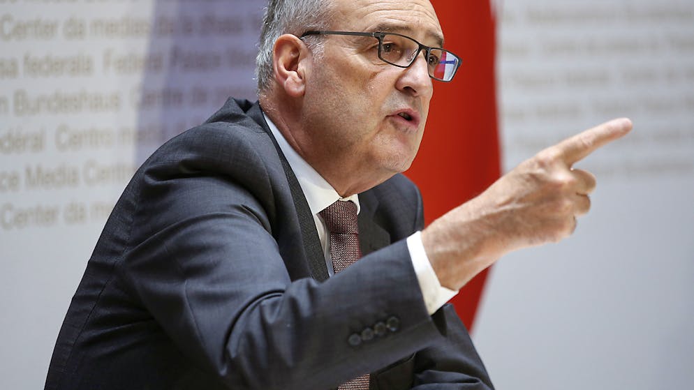 Guy Parmelin estime que l'immense majorité des citoyens ont compris la dimension de l'enjeu (archives)