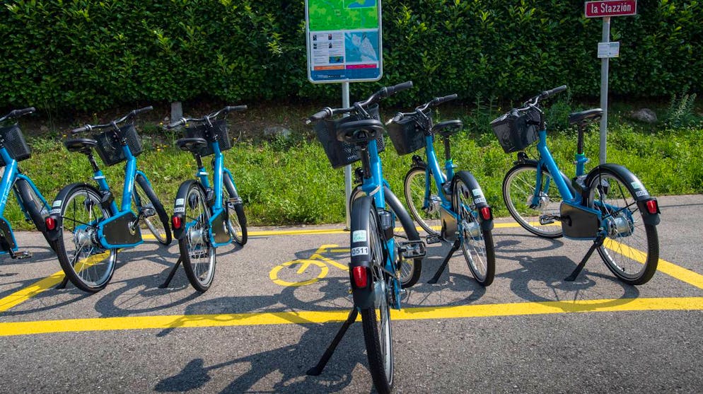 Postazione per e-bike a Maggia