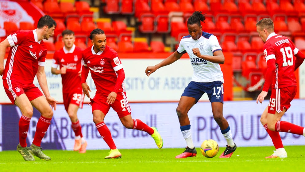 Huis joueurs d'Aberdeen n'ont pas respecté les protocoles sanitaires après leur match contre les Rangers.