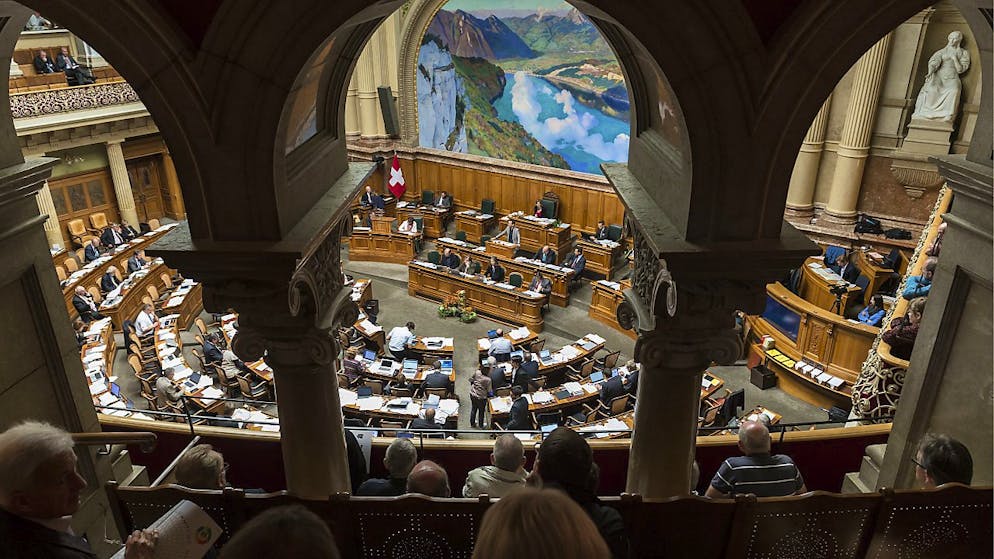 Les visiteurs pourront à nouveau écouter les débats depuis les tribunes des salles (archives).