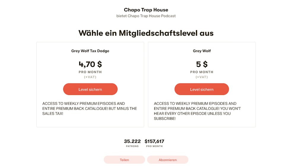 Über 150'000 Dollar nehmen die Macher des Podcasts «Chapo Trap House» ein.