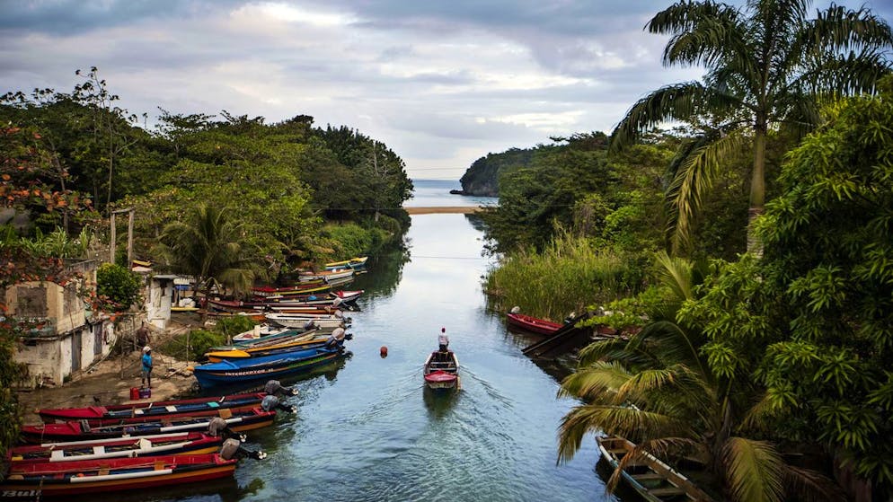 Die beliebtesten Reiseziele nach Corona. Jamaika, hier am White River, konnte sich im Sommer über mehr Touristen als vor Corona freuen.