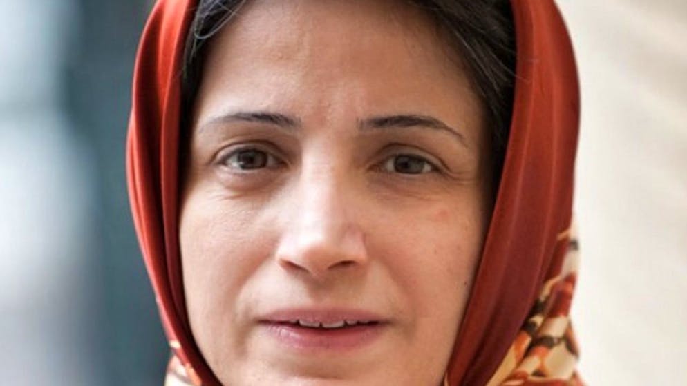 ARCHIV – Die iranische Menschenrechtsaktivistin Nasrin Sotudeh wollte mit ihrem Hungerstreik gegen die Haftbedingungen der politischen Gefangenen während der Corona-Pandemie protestieren. Foto: picture alliance / dpa