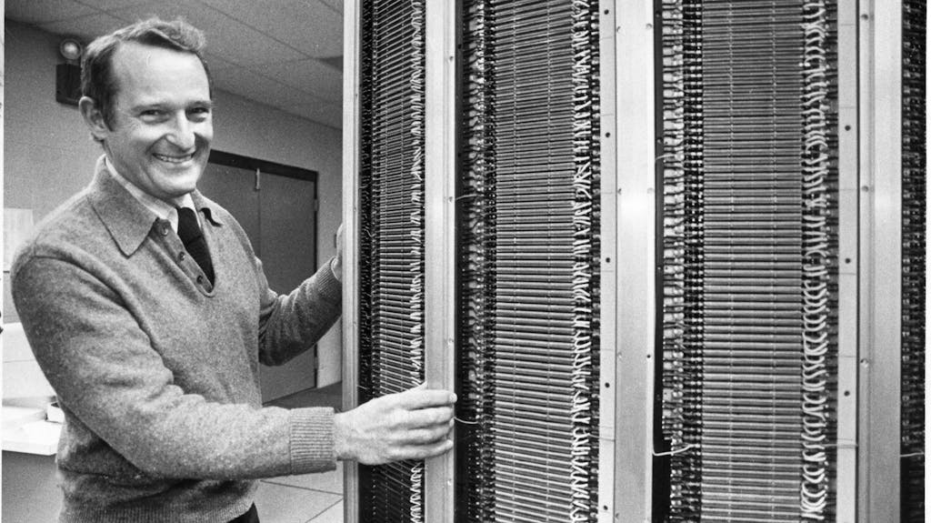 Seymour Cray, der Vater des Supercomputers.
