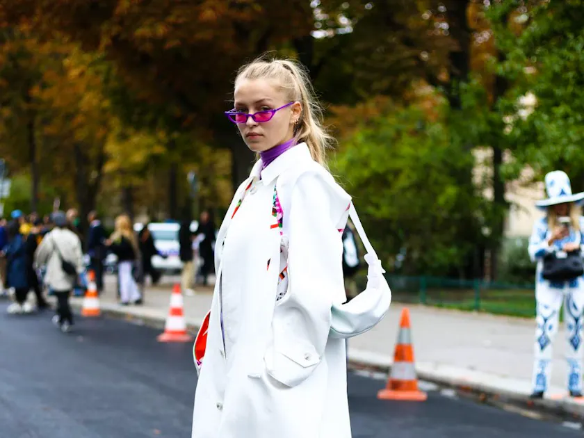Tendance femme le manteau de pluie