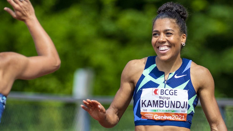 «Das absolut Schönste für mich ist: Mich total fit fühlen und an einen Wettkampf fahren. Es fägt henna guet, wenn ich spüre, dass ich parat bin»: Mujinga Kambundji.