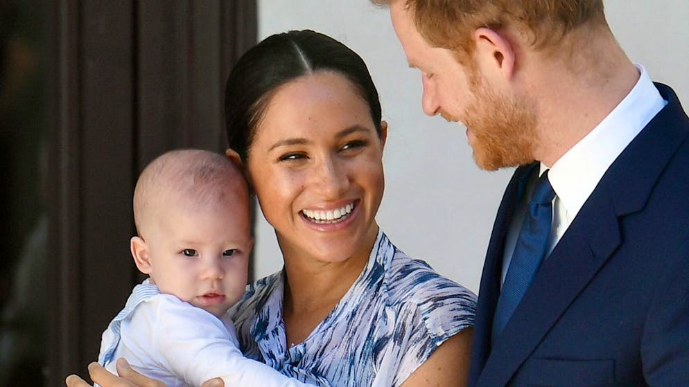 Harry e Meghan col primogenito Archie.