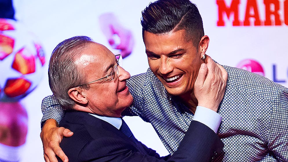 Hier hätte man noch nicht geglaubt, wie wenig Real-Präsident Florentino Perez von Crstiano Ronaldo hält